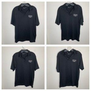 Under Armour Mens M Black Chrysler Dodge Jeep Ram Bundle of 4 Short Sleeve Polos